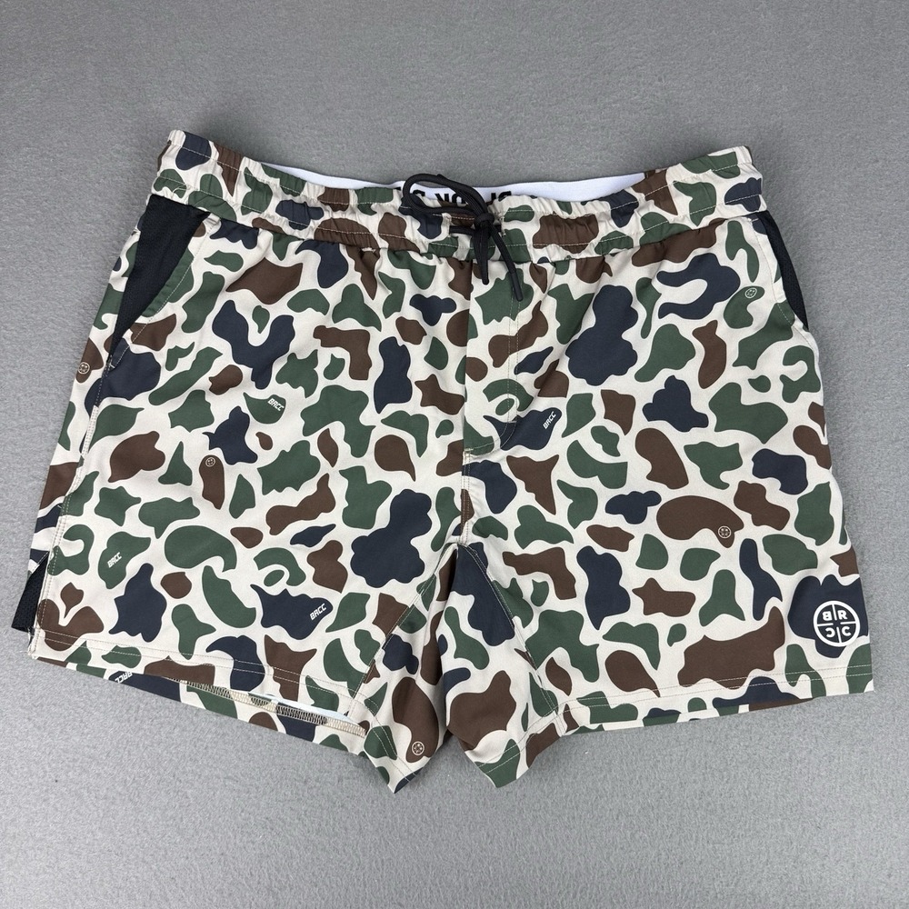 Black‎ Rifle Coffee Company Shorts Mens XXL 2XL Camo Athletic Gym Stretch
